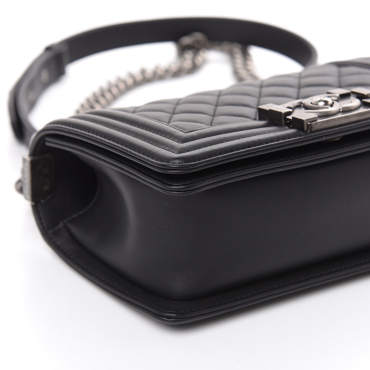 Chanel Calfskin Quilted Small Boy Flap Black 7 of 12