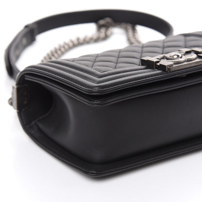 Chanel Calfskin Quilted Small Boy Flap Black 7 of 12