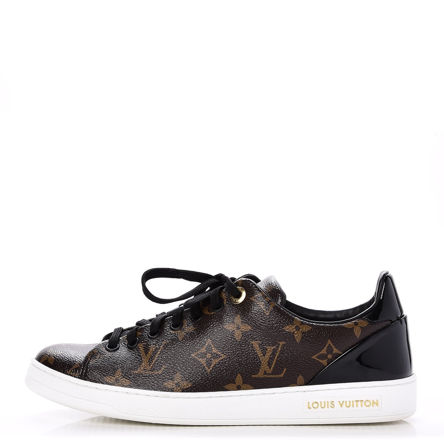 Louis Vuitton Patent Monogram Frontrow Sneakers 39 1 of 12