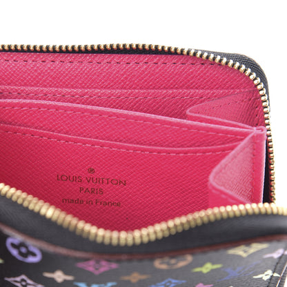 Louis Vuitton Monogram Multicolor Zippy Coin Purse Black Grenade 6 of 8