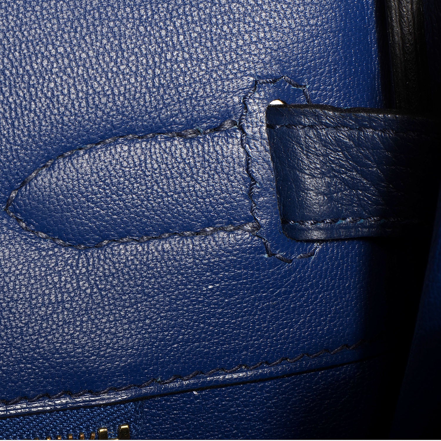 Hermes Taurillon Clemence Birkin 35 Bleu de Prusse 22 of 23