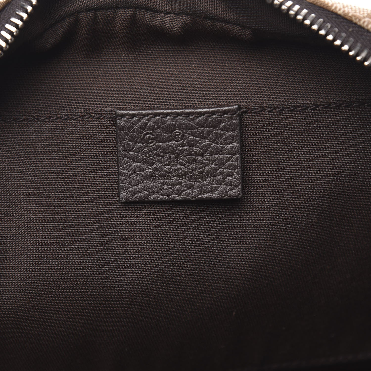 Gucci Monogram Belt Bag Dark Brown 6 of 10