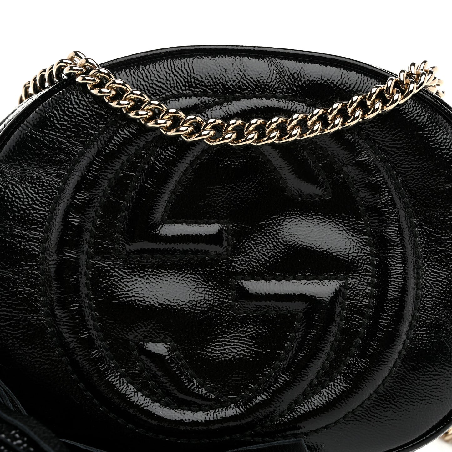 Patent Mini Soho Chain Bag Black