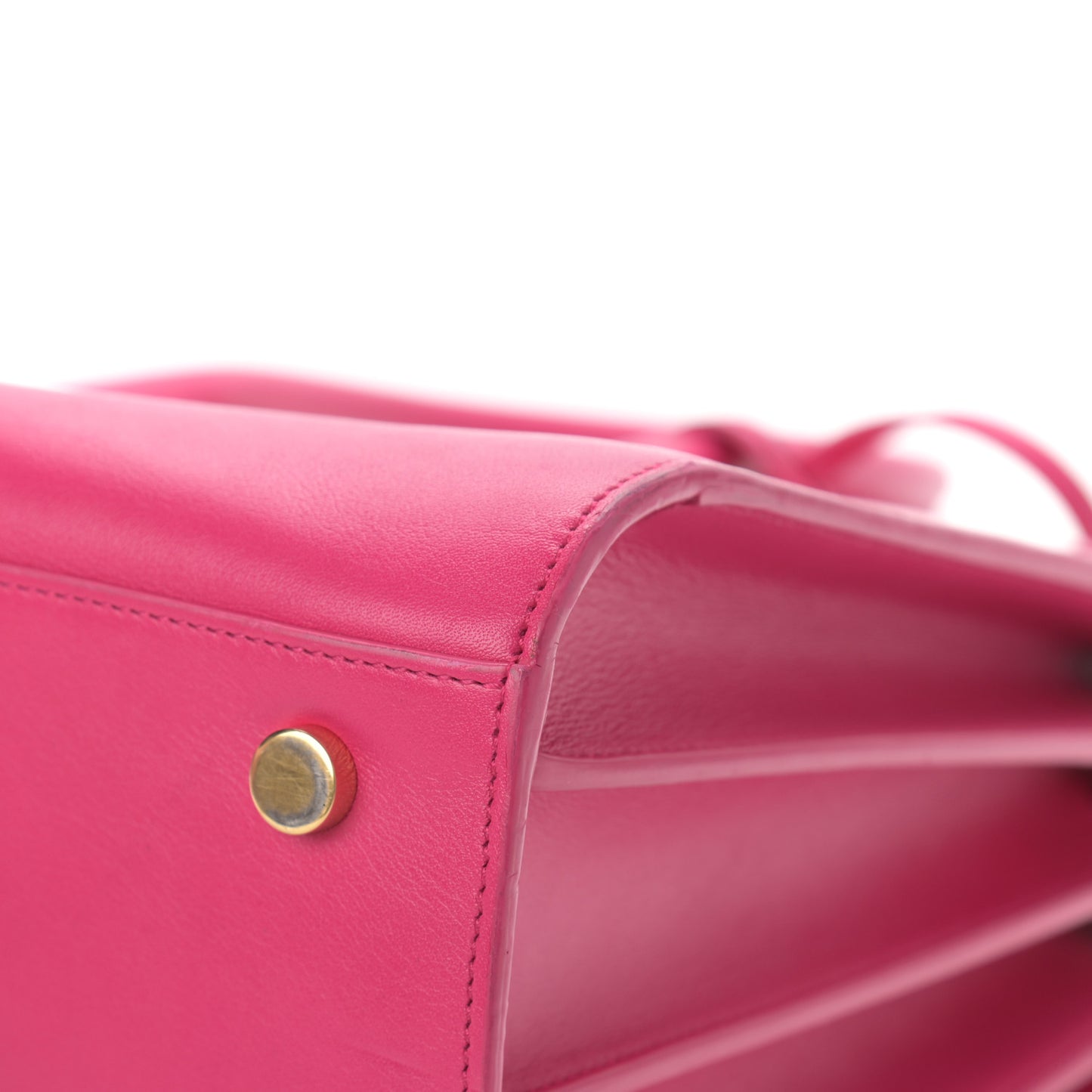Calfskin Small Sac De Jour Lipstick Fuchsia