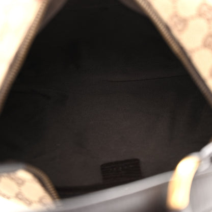 Gucci Monogram Medium Horsebit Chain Hobo Dark Brown 5 of 9
