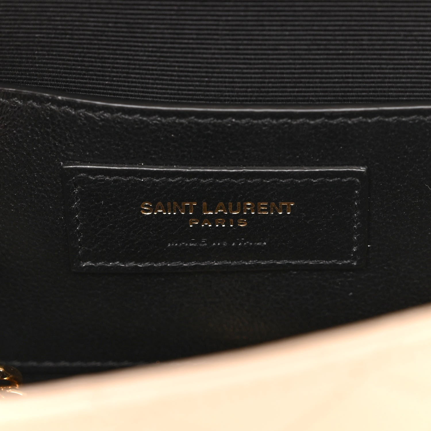 Saint Laurent Grain De Poudre Textured Mixed Matelasse Triquilt Small Monogram Satchel Dark Beige 7 of 11