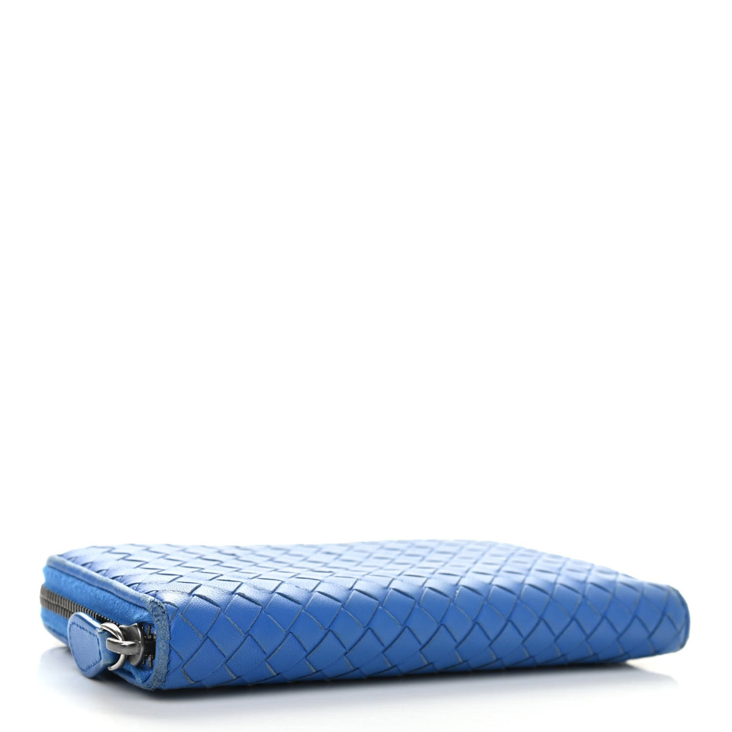 Nappa Intrecciato Zip Around Wallet Electrique