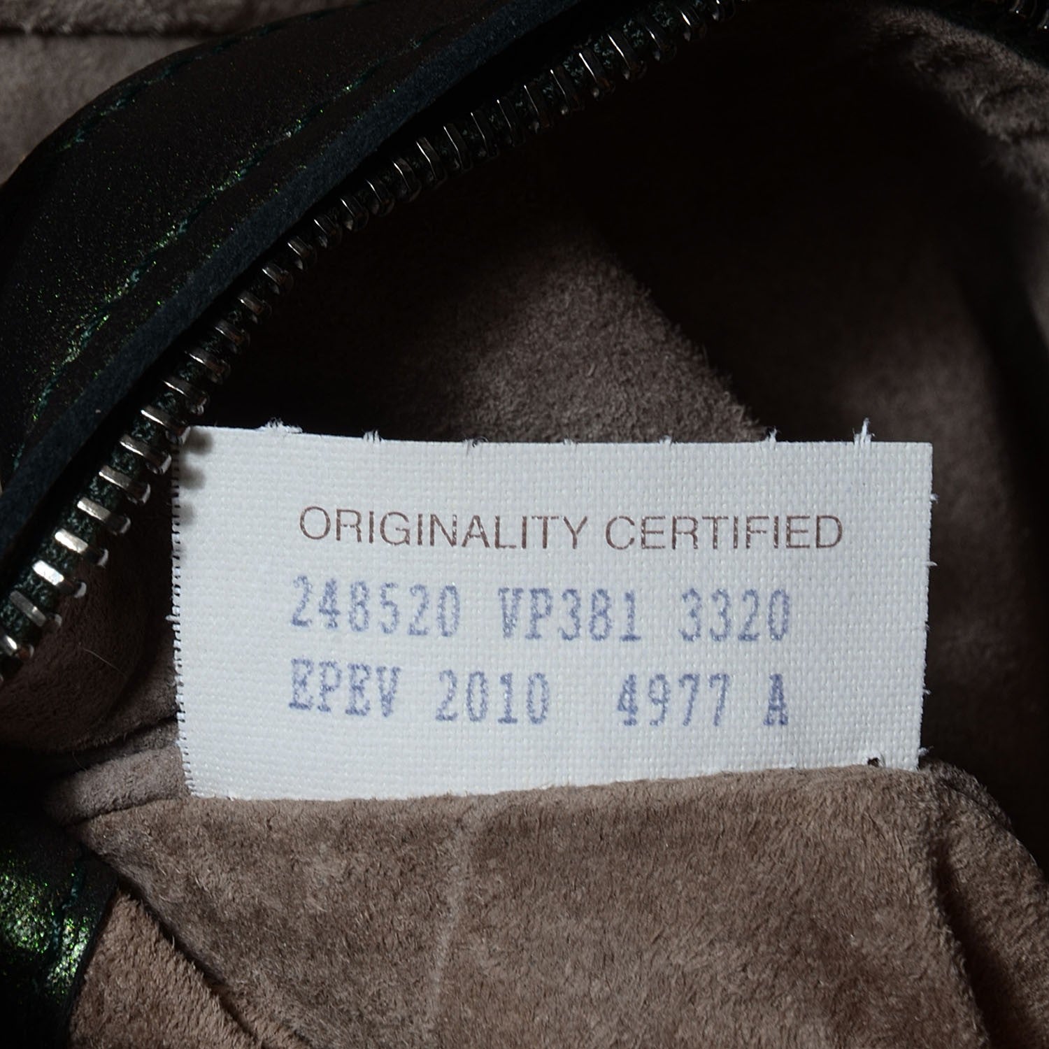 Bottega Veneta Iridescent Scarabee Multi Pocket Tote Green 8 of 8
