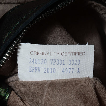 Bottega Veneta Iridescent Scarabee Multi Pocket Tote Green 8 of 8