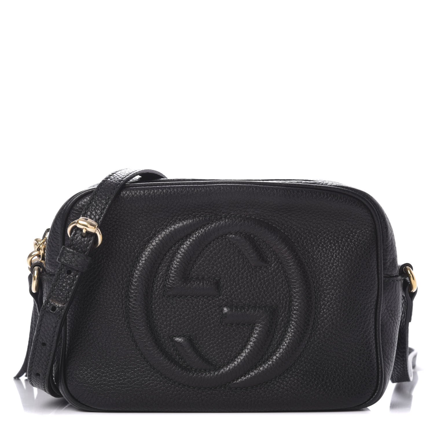 Gucci Pebbled Calfskin Small Soho Disco Bag Black 1 of 10