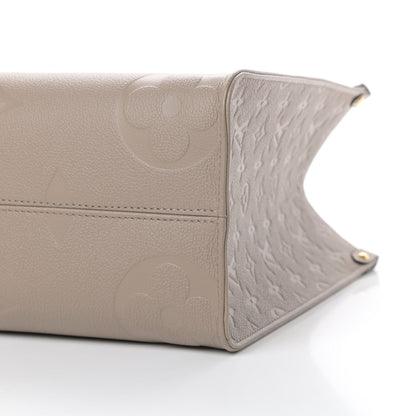 Louis Vuitton Empreinte Monogram Giant Onthego MM Tourterelle 11 of 13