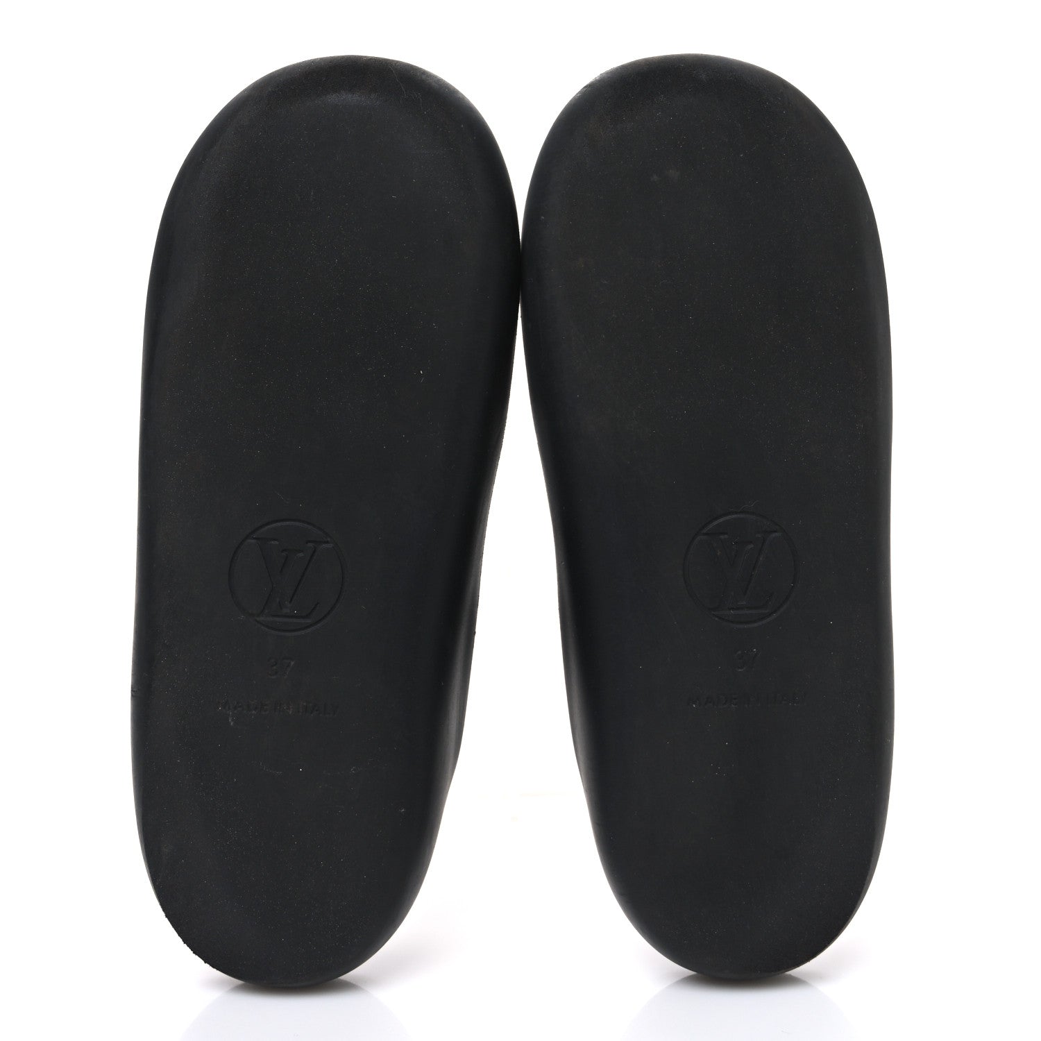 Louis Vuitton Monogram Sunbath Flat Mule Sandals 37 Black 7 of 9