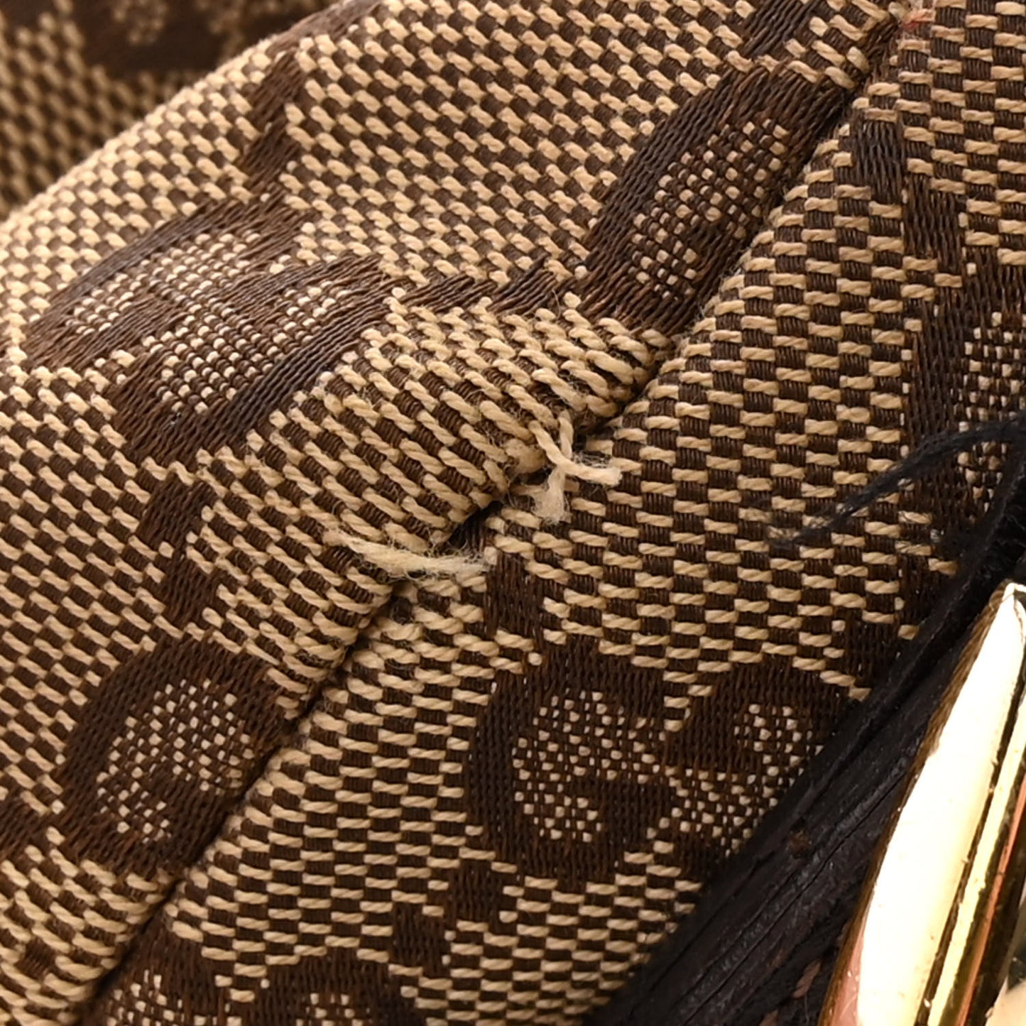 Monogram Medium Abbey Shoulder Bag Dark Brown