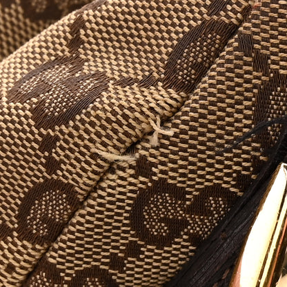 Gucci Monogram Medium Abbey Shoulder Bag Dark Brown 19 of 22