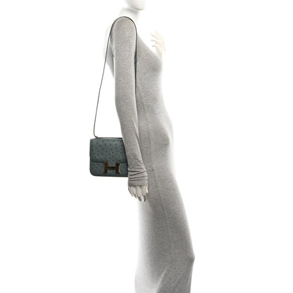 Hermes Ostrich Constance 18 Vert Amande 2 of 11