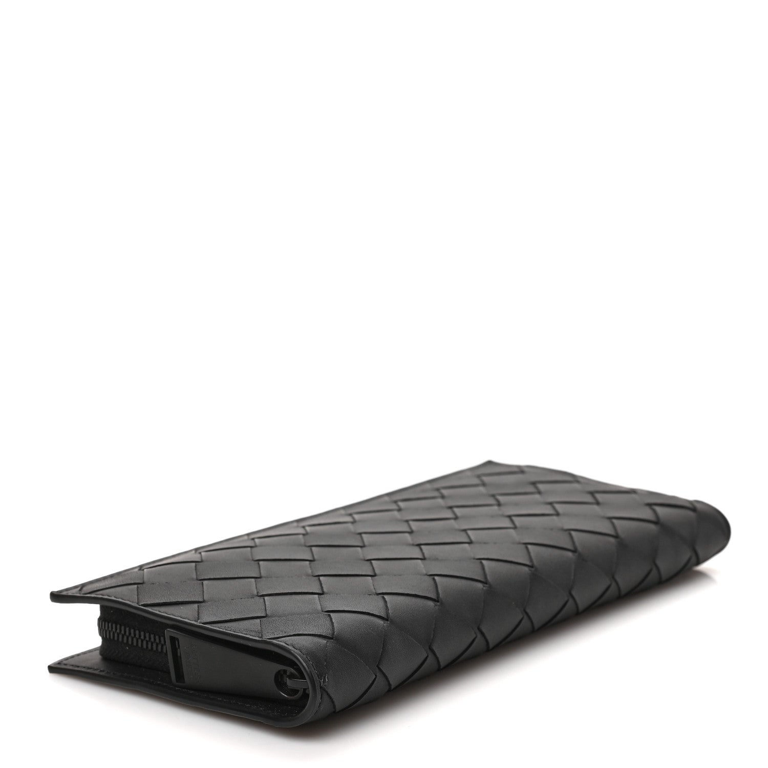 Bottega Veneta Nappa Intrecciato Zip Wallet Black 4 of 6