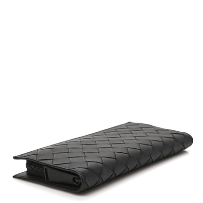 Bottega Veneta Nappa Intrecciato Zip Wallet Black 4 of 6