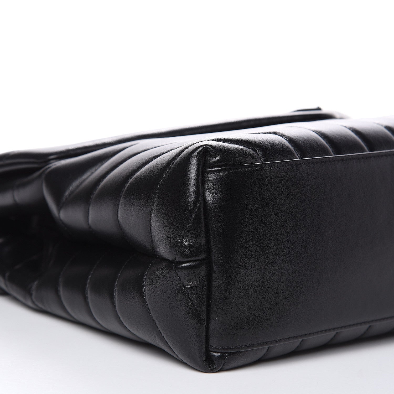 Saint Laurent Calfskin Y Quilted Monogram Medium Loulou Chain Satchel Black 8 of 10