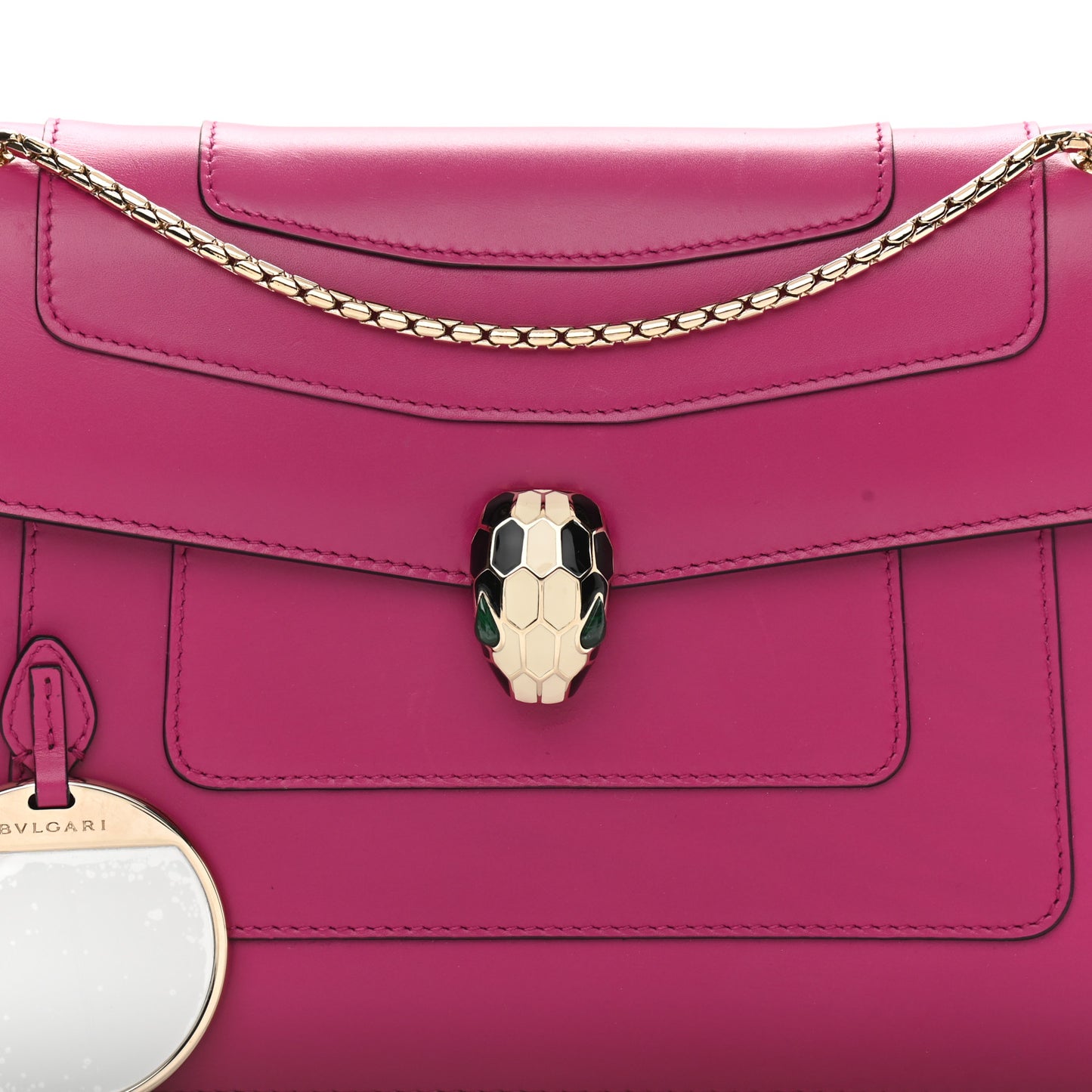 Calfskin Serpenti Forever Crossbody Bag Plum