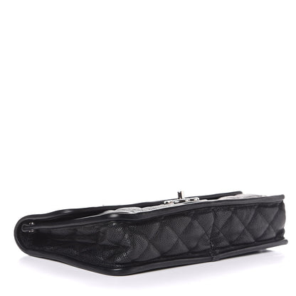 Chanel Caviar Quilted Medium French Riviera Flap Black 5 of 8