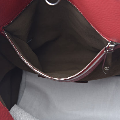 Fendi Cuoio Romano Selleria Large Anna Bucket Bag Rosso 7 of 14
