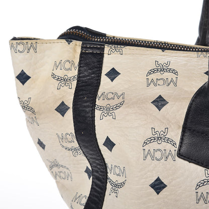 MCM Visetos Medium Tote White 16 of 23