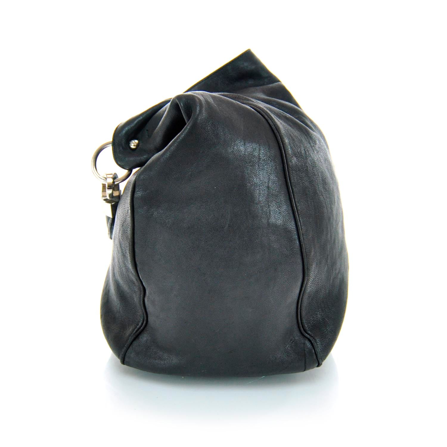 Saint Laurent Leather Large Roady Hobo Black 6 of 10