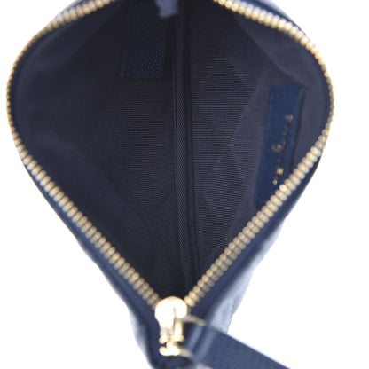 Chanel Caviar Quilted Small Cosmetic Case Navy 5 of 8