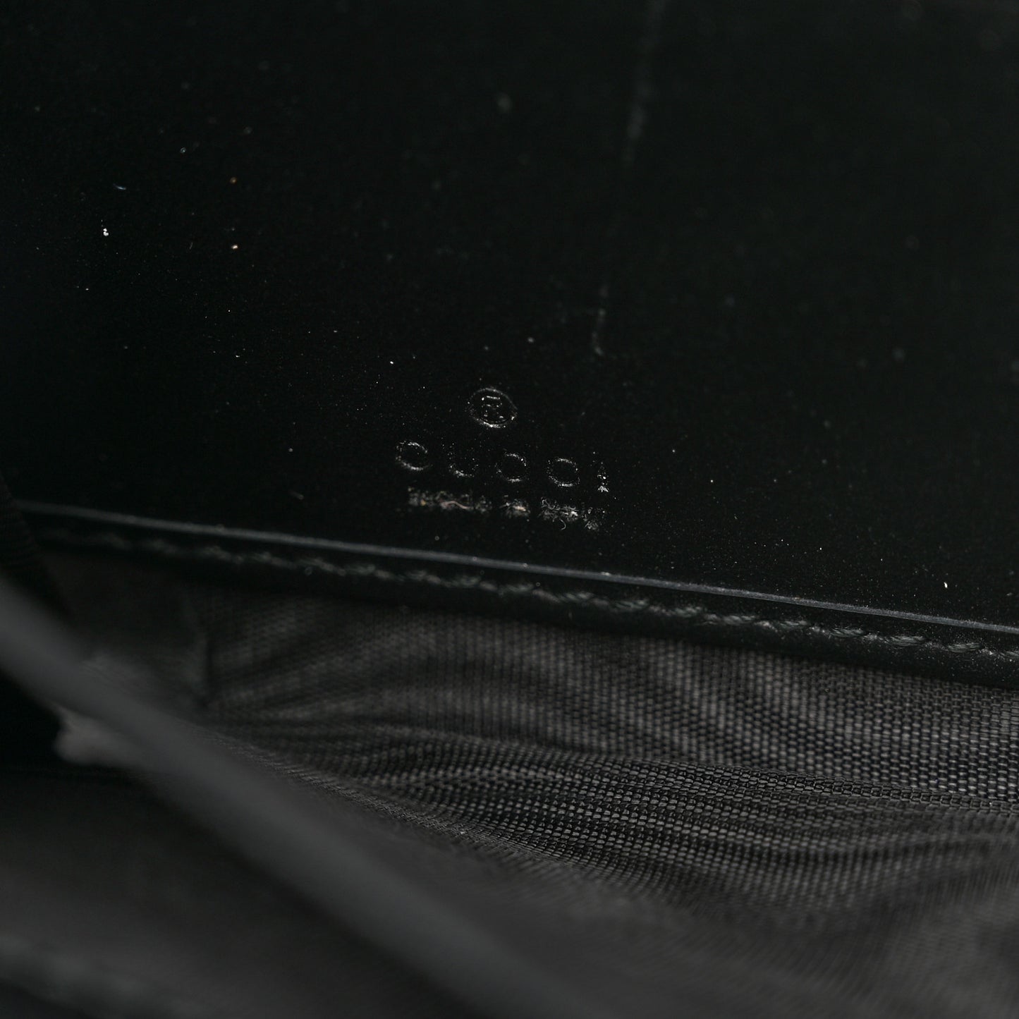 Guccissima Icon Zip Around Wallet Black