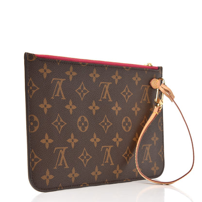 Louis Vuitton Monogram Neverfull MM GM Pochette Pivoine 3 of 8
