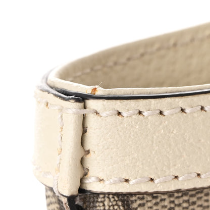 Gucci GG Supreme Monogram Textured Dollar Calfskin Web Medium Ophidia Shopping Tote Beige Ebony Mystic White 11 of 12