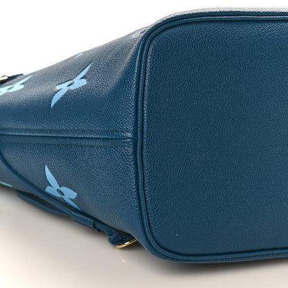 Louis Vuitton Empreinte Monogram Giant Neverfull MM Degrade Bleu 9 of 10