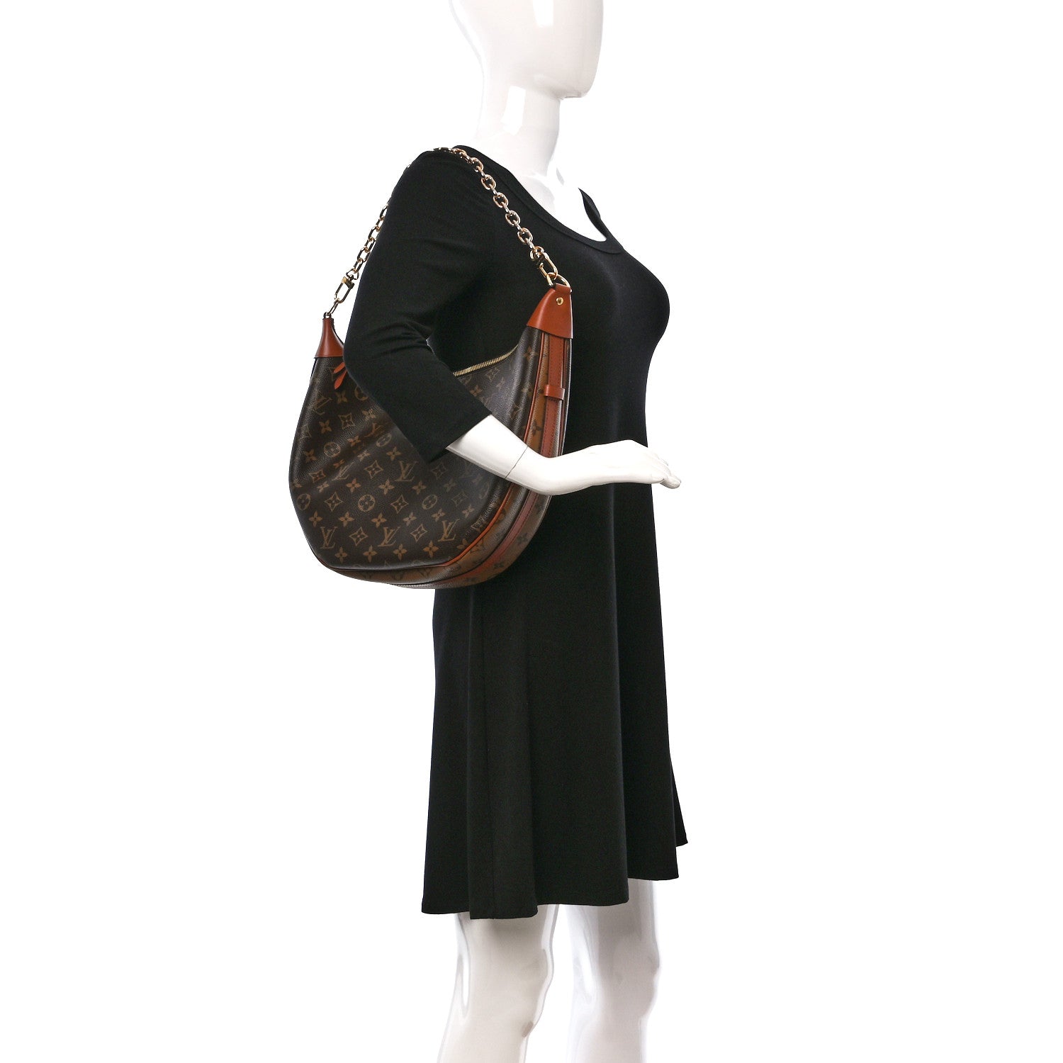 Louis Vuitton Reverse Monogram Loop Hobo 2 of 8