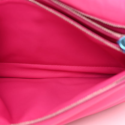 Salvatore Ferragamo Calfskin Small Viva Bow Shoulder Bag Hot Pink 5 of 11