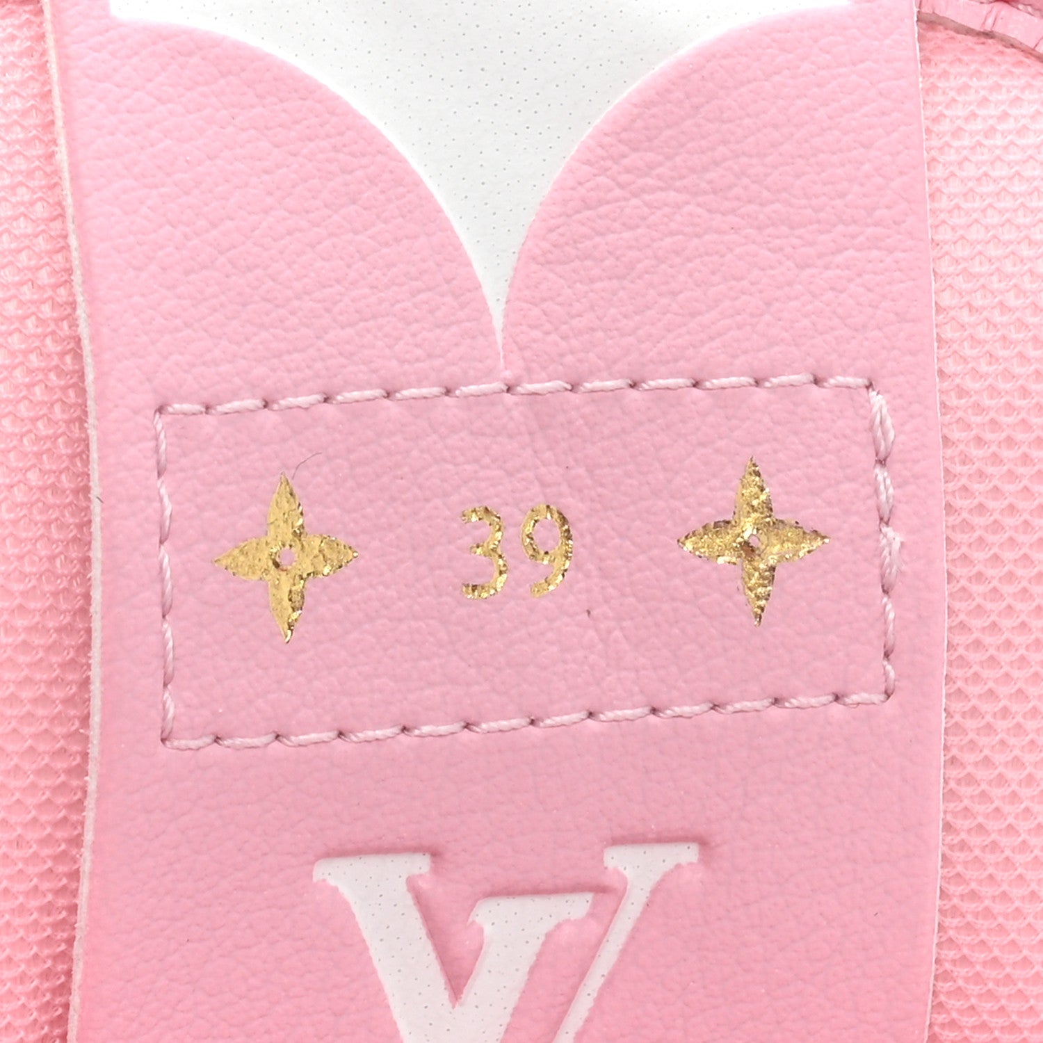 Louis Vuitton Calfskin Charlie Sneaker 39 White Rose Clair 8 of 10