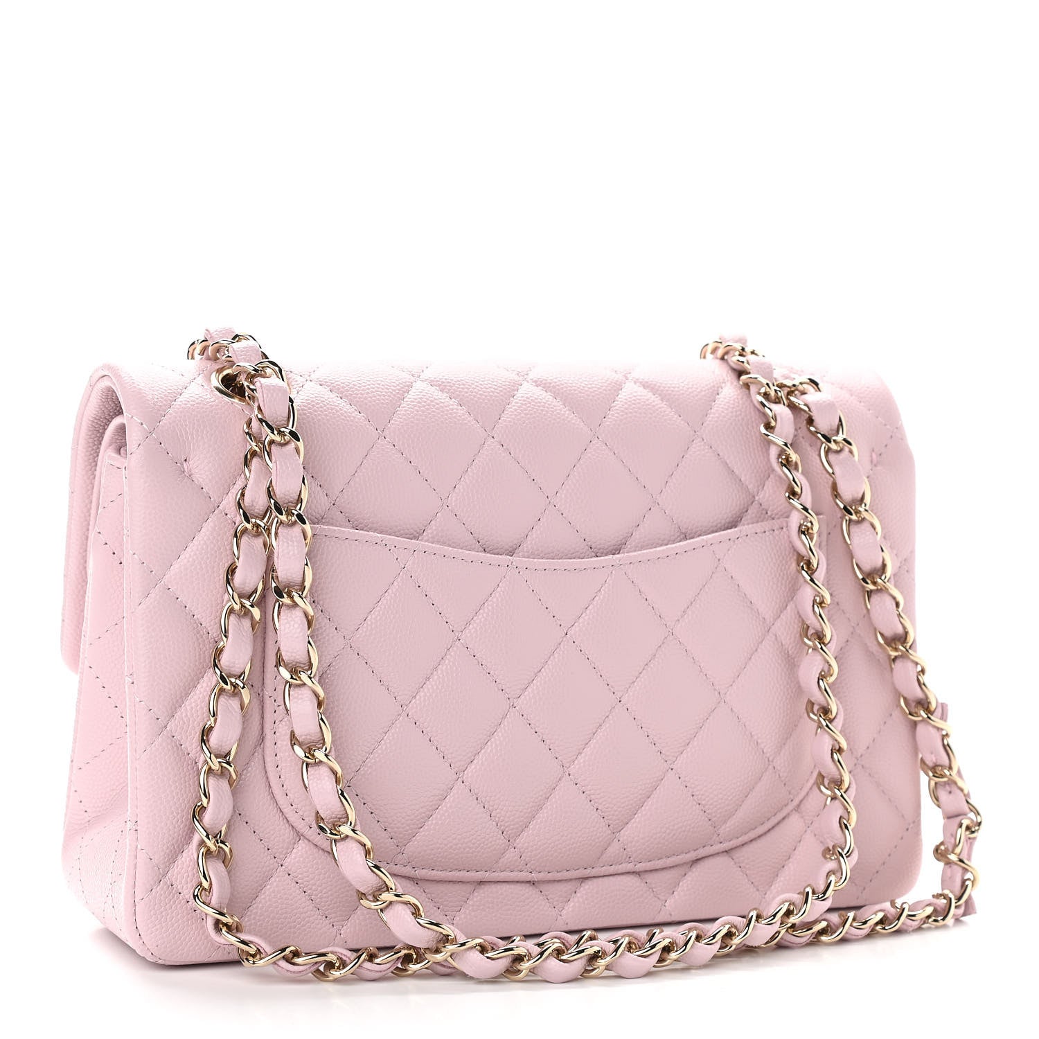 Chanel Caviar Quilted Small Double Flap Light Pink 3 of 10