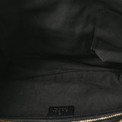 Gucci Monogram Bamboo Medium Top Handle Bag Black 5 of 10