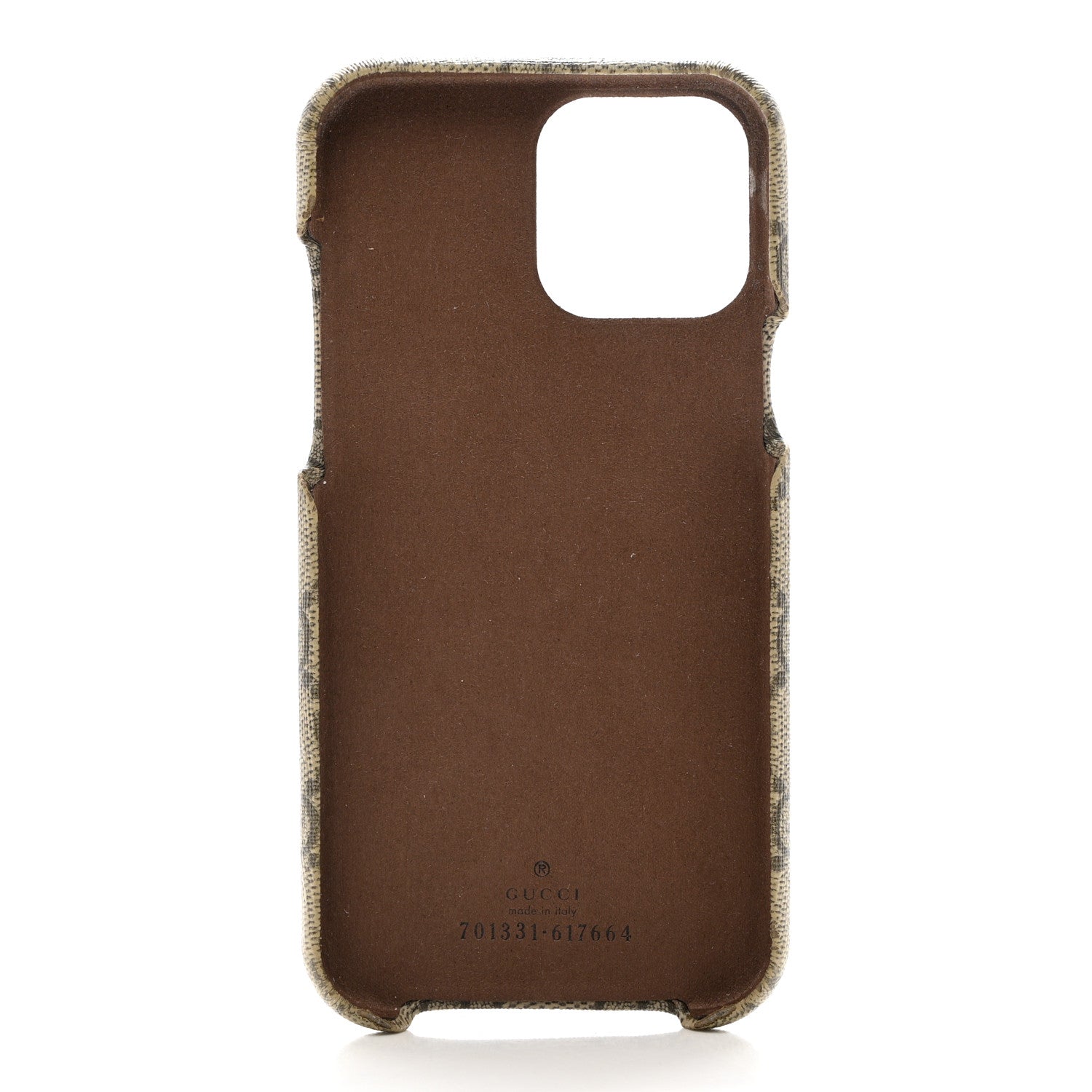 Gucci GG Supreme Monogram Ophidia iPhone 13 Pro Max Phone Case Brown 2 of 5