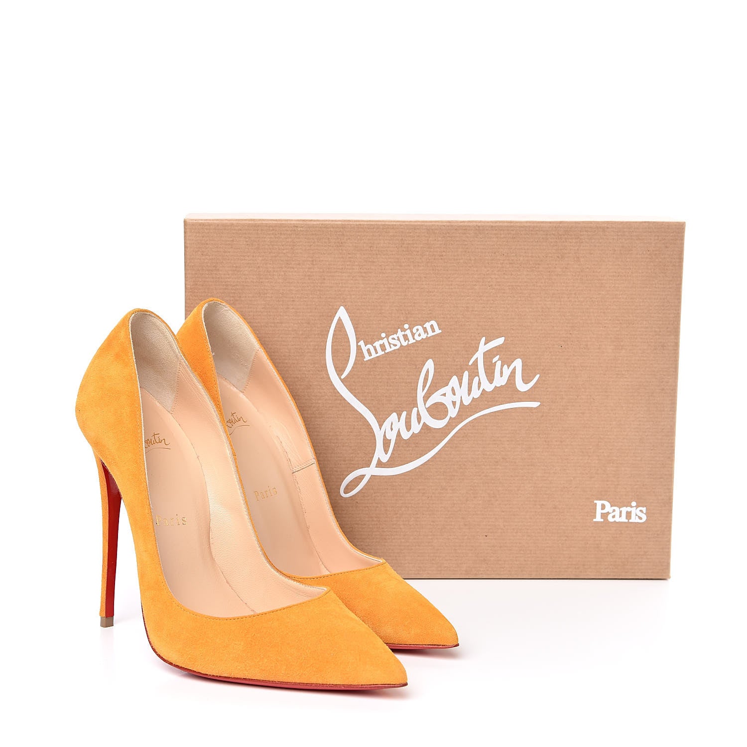 Christian Louboutin Veau Velours So Kate 120 Pumps 37 Full Moon 8 of 8