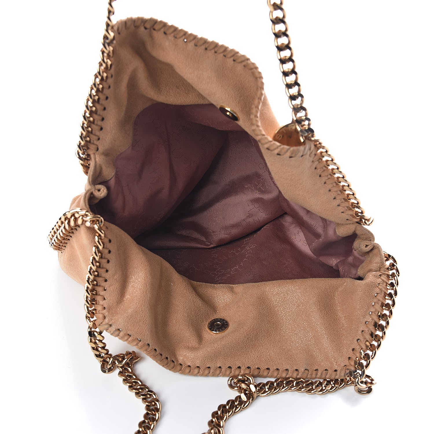 Stella McCartney Shaggy Deer Small Falabella Tote Tan 5 of 11