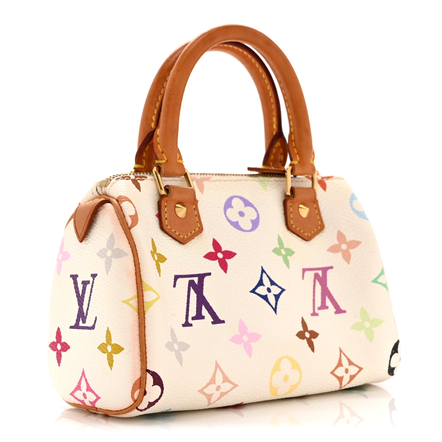 Louis Vuitton Monogram Multicolor Mini Sac HL Speedy White 3 of 11