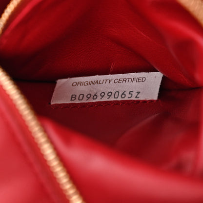 Bottega Veneta Patent Maxi Intrecciato Cassette Crossbody Bag Red 7 of 10