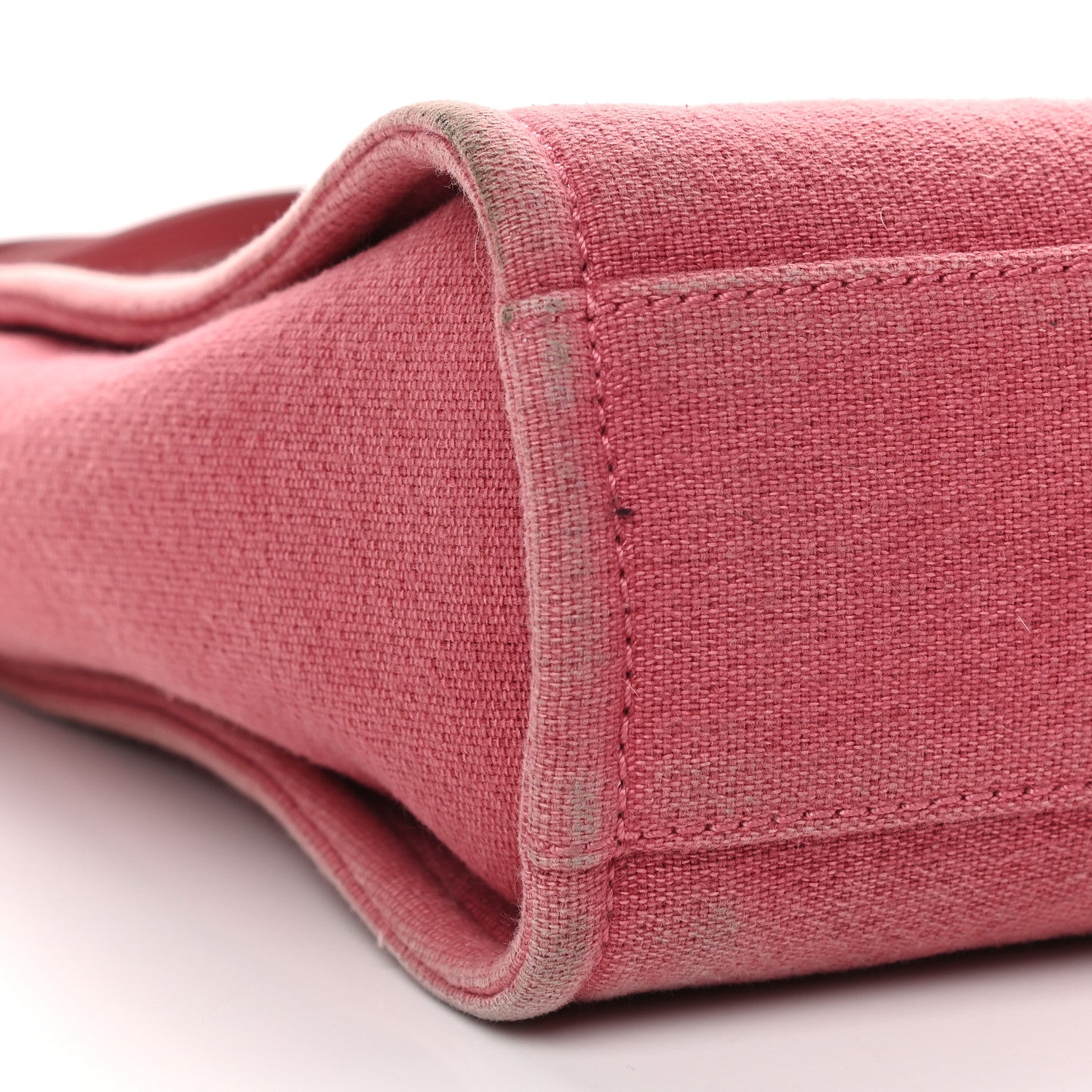 Chanel Canvas Mini Deauville Tote Red 8 of 17