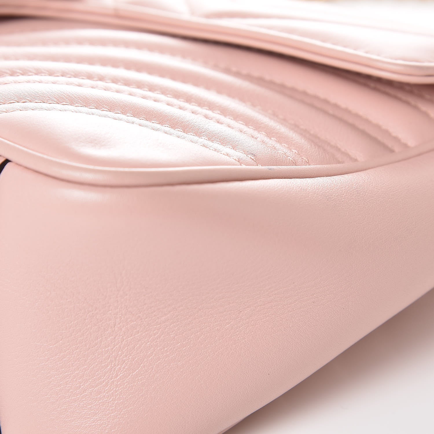 Gucci Calfskin Matelasse Small GG Marmont Shoulder Bag Perfect Pink 10 of 13