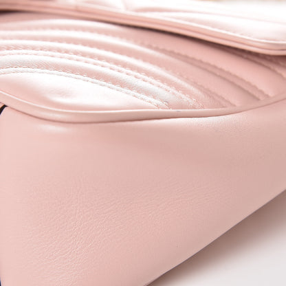 Gucci Calfskin Matelasse Small GG Marmont Shoulder Bag Perfect Pink 10 of 13