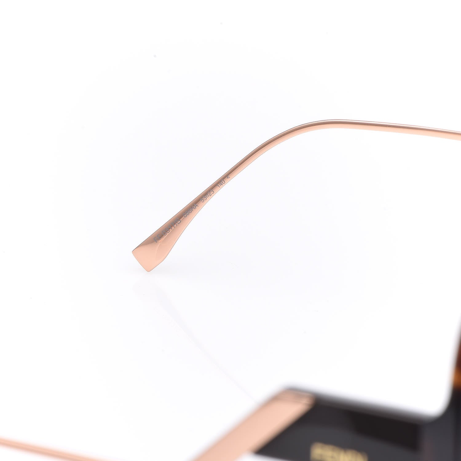 Fendi Oversized Squared Sunglasses FF 0317/S Tortoise 5 of 7