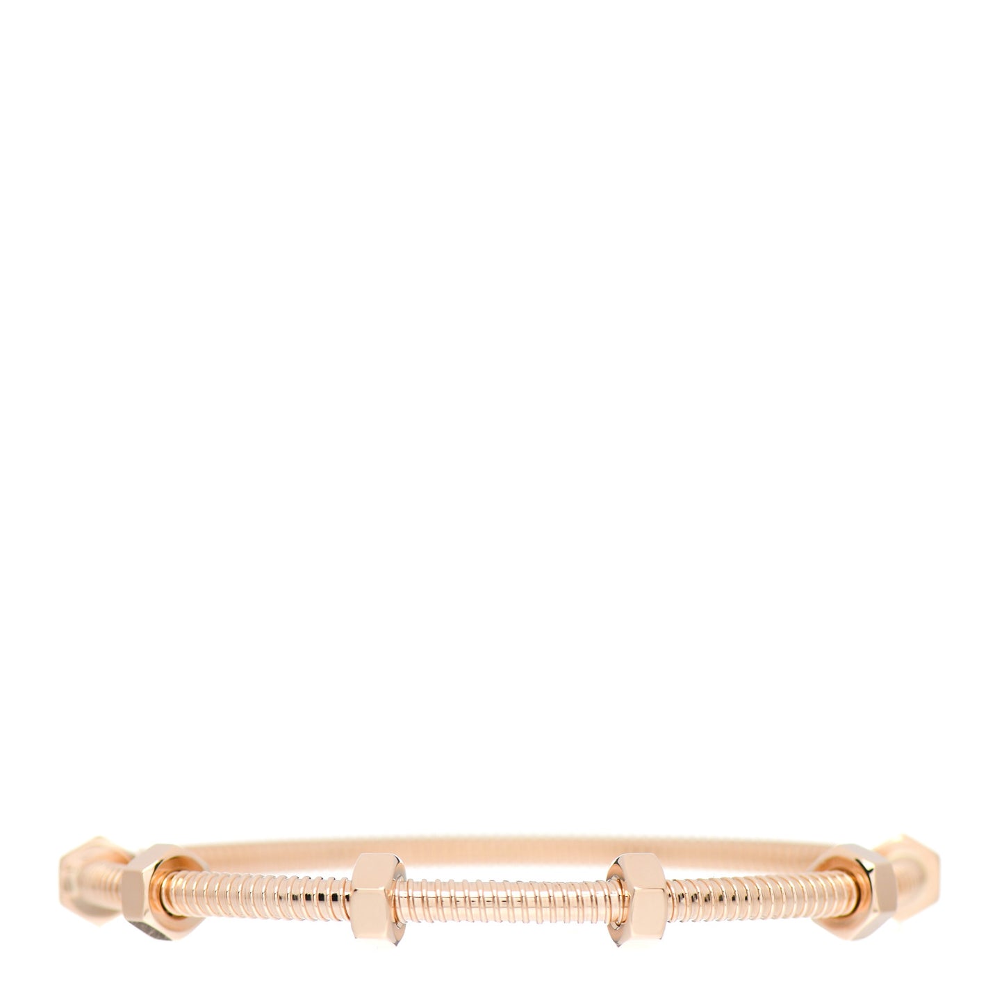 18K Pink Gold Ecrou de Cartier Bracelet 17