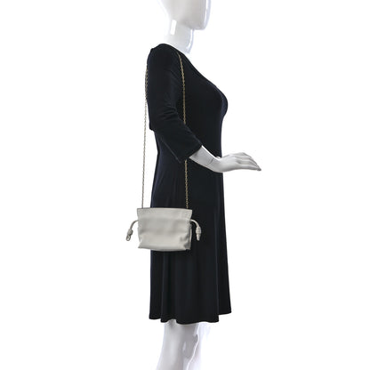 Loewe Calfskin Nano Flamenco Knot Clutch Soft White 3 of 9