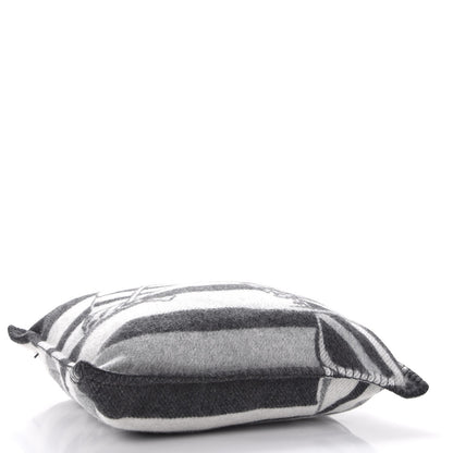 Hermes Wool Cashmere Couvertures Nouvelles Pillow Silex 4 of 6