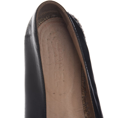 Chanel Lambskin CC Espadrilles 41 Black 9 of 12